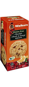 Walkers Kekse Gluten Free Chocolate Chunk & Orange Biscuits 150g